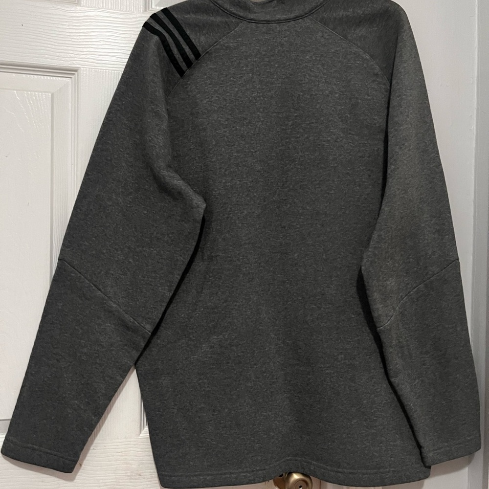 adidas Dark Gray Men's Turtleneck Sweater